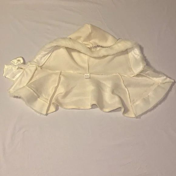 Snow Queen Cream and Silver Kids 2-Piece Costume Size Large 10-12 EUC - Picture 3 of 10